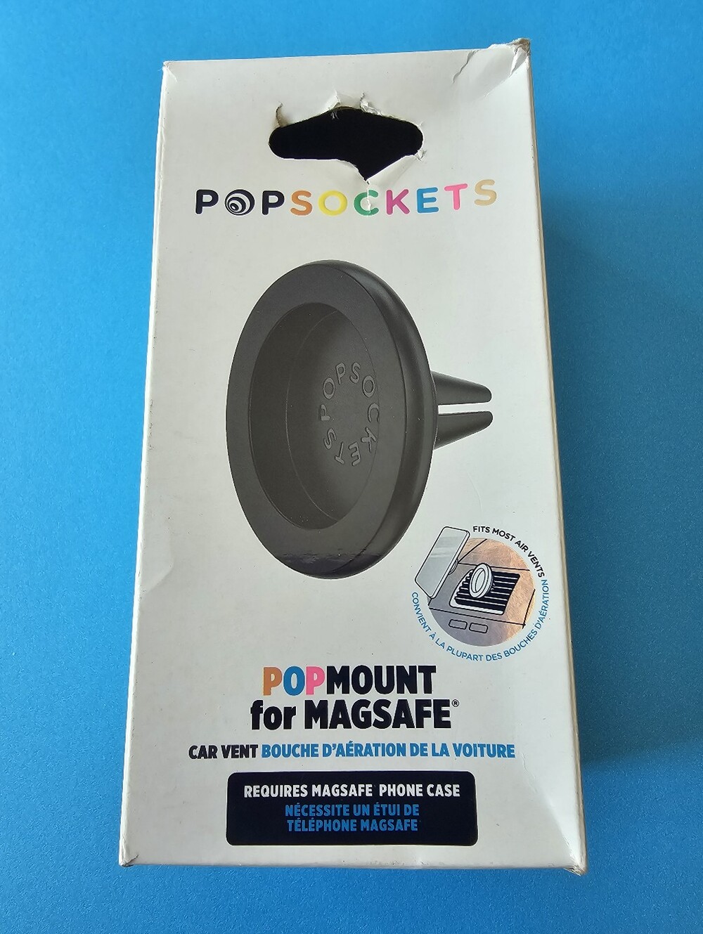 Popsocket - Black PopMount for MagSafe (OPEN BOX)